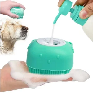 Pet Bathing Silicone Brush